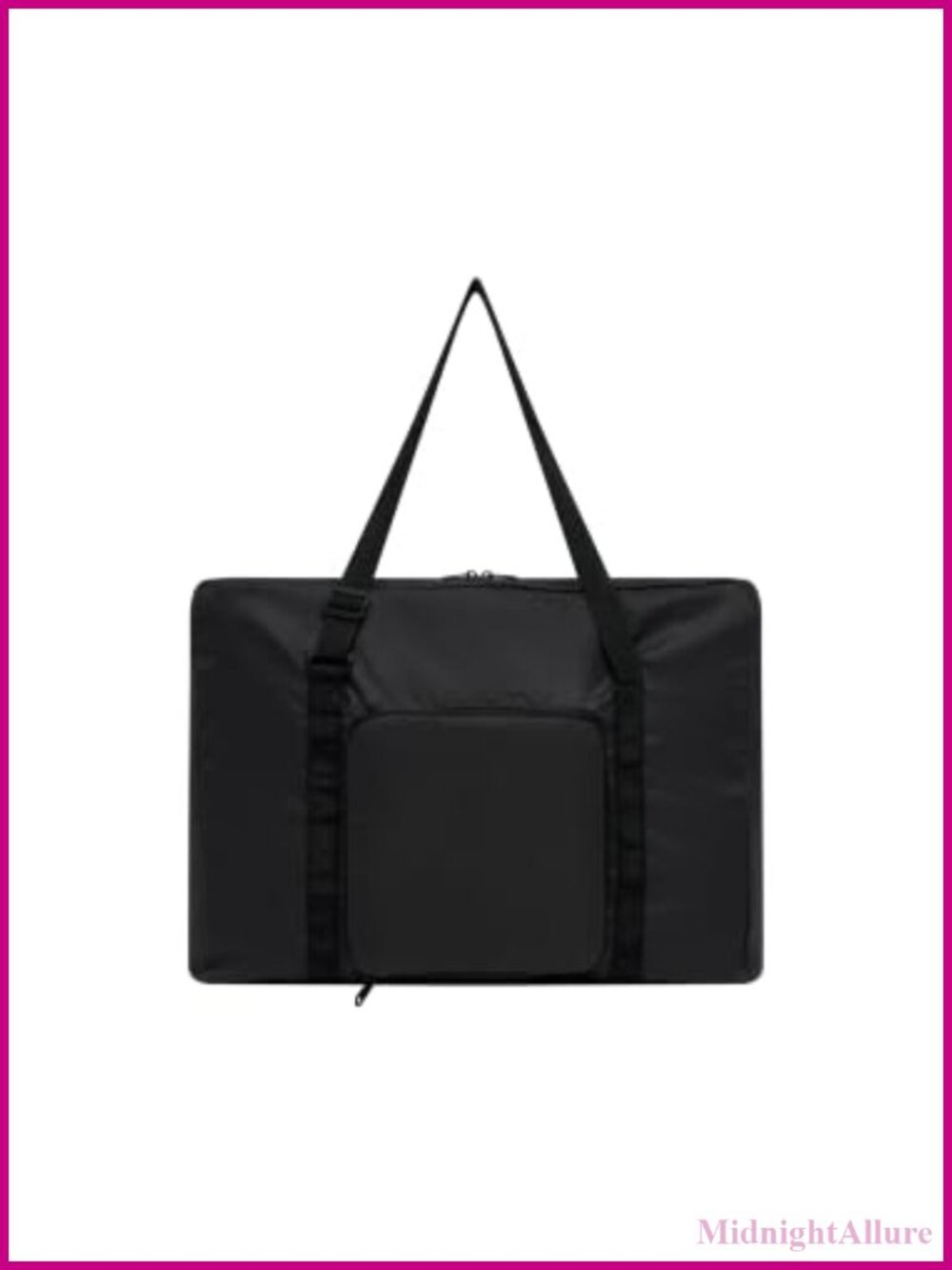 MONFOOT Foldable Duffle Bag 24L Lightweight Travel Duffel with Luggage Strap
